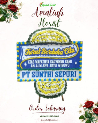 Papan Bunga Duka di Beji