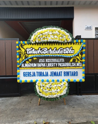 Papan Bunga Duka di Beji