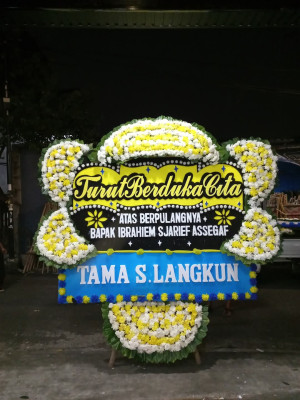 Papan Bunga Duka di Beji